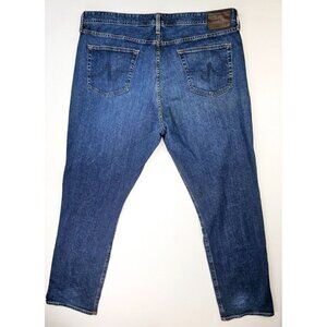 AG Adriano Goldschmied Size 42X34 Mens B-Type III Easy Blue Denim Logo Jeans USA